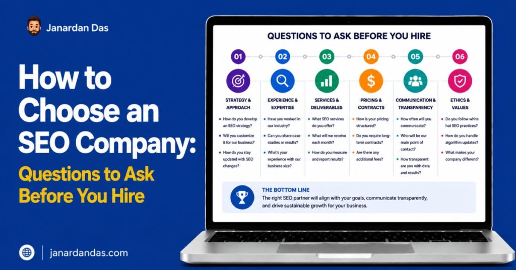 How to choose an SEO company