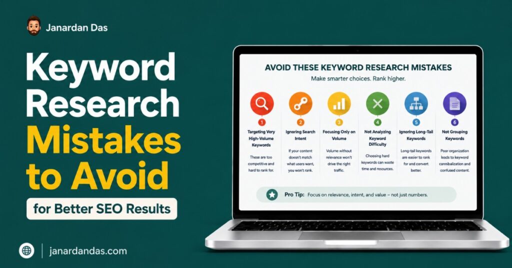 Keyword Research Mistakes